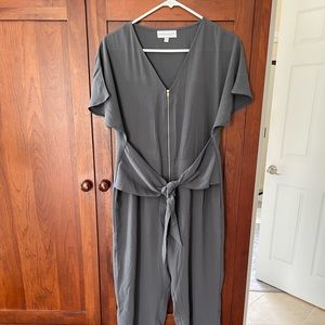Gray Piper and Scoot jumpsuit, size M